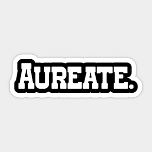 Aureate - Single Word Text Sticker